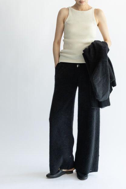 25AW Pantalon large en renard et raton laveur /CT25329