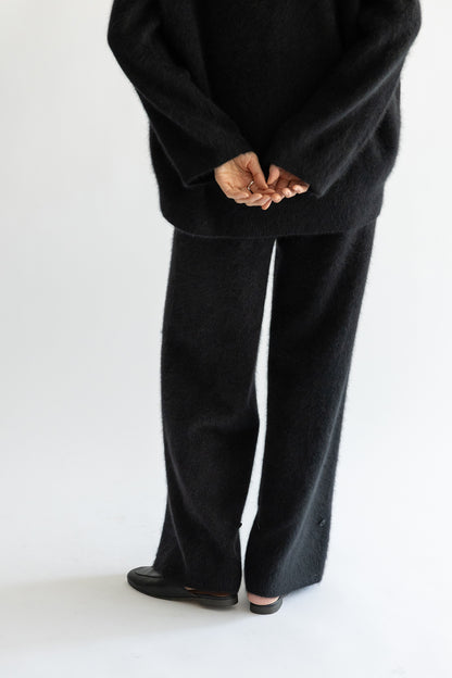 25AW Pantalon large en renard et raton laveur /CT25329