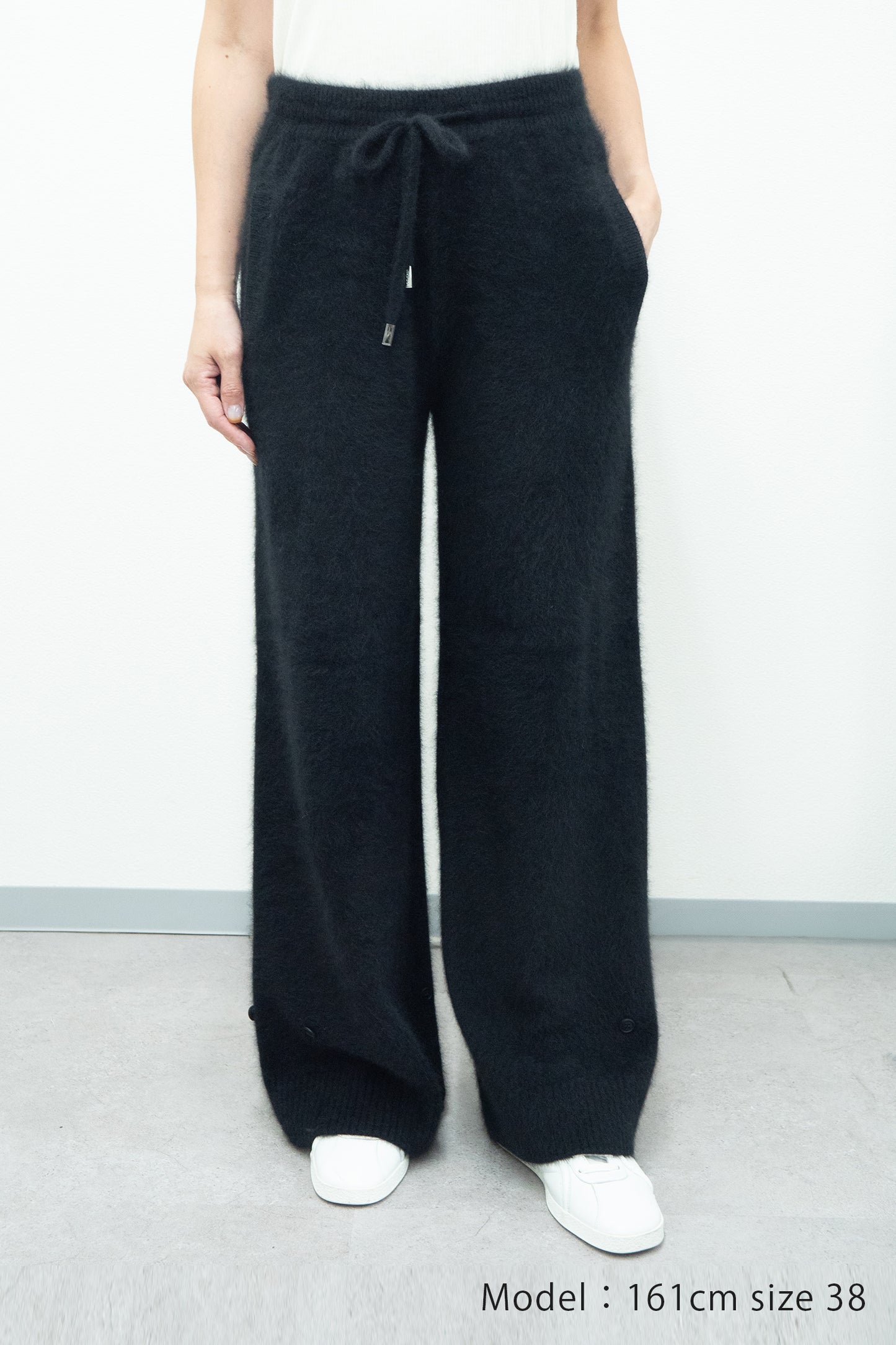 25AW Pantalon large en renard et raton laveur /CT25329