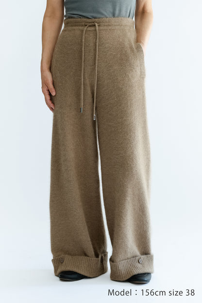 25AW Pantalon large en renard et raton laveur /CT25329