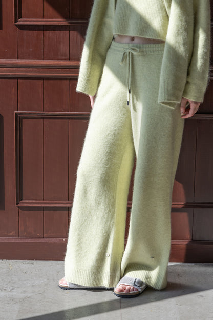 25AW Pantalon large en renard et raton laveur /CT25329