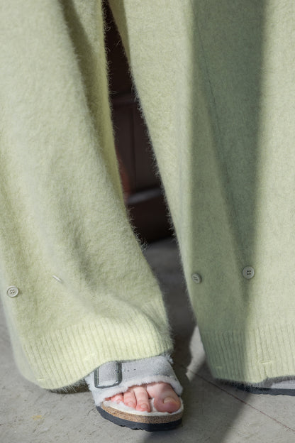 25AW Pantalon large en renard et raton laveur /CT25329