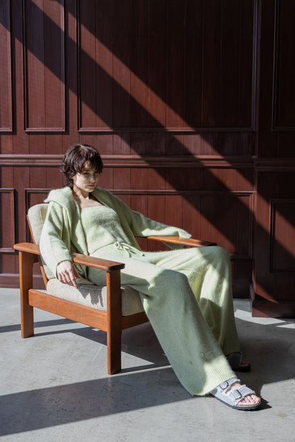 25AW Pantalon large en renard et raton laveur /CT25329