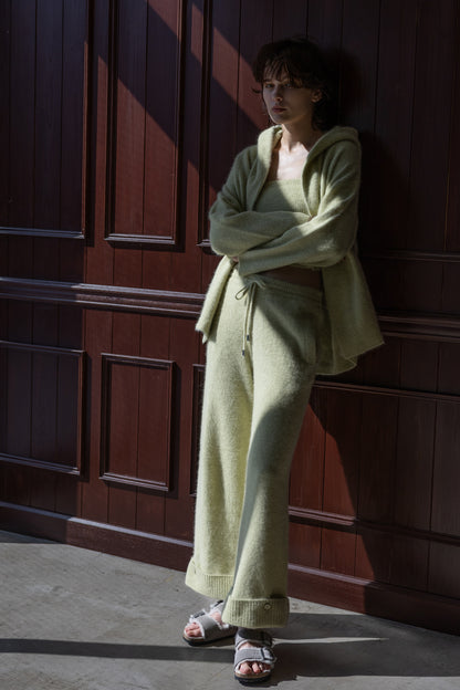 25AW Pantalon large en renard et raton laveur /CT25329