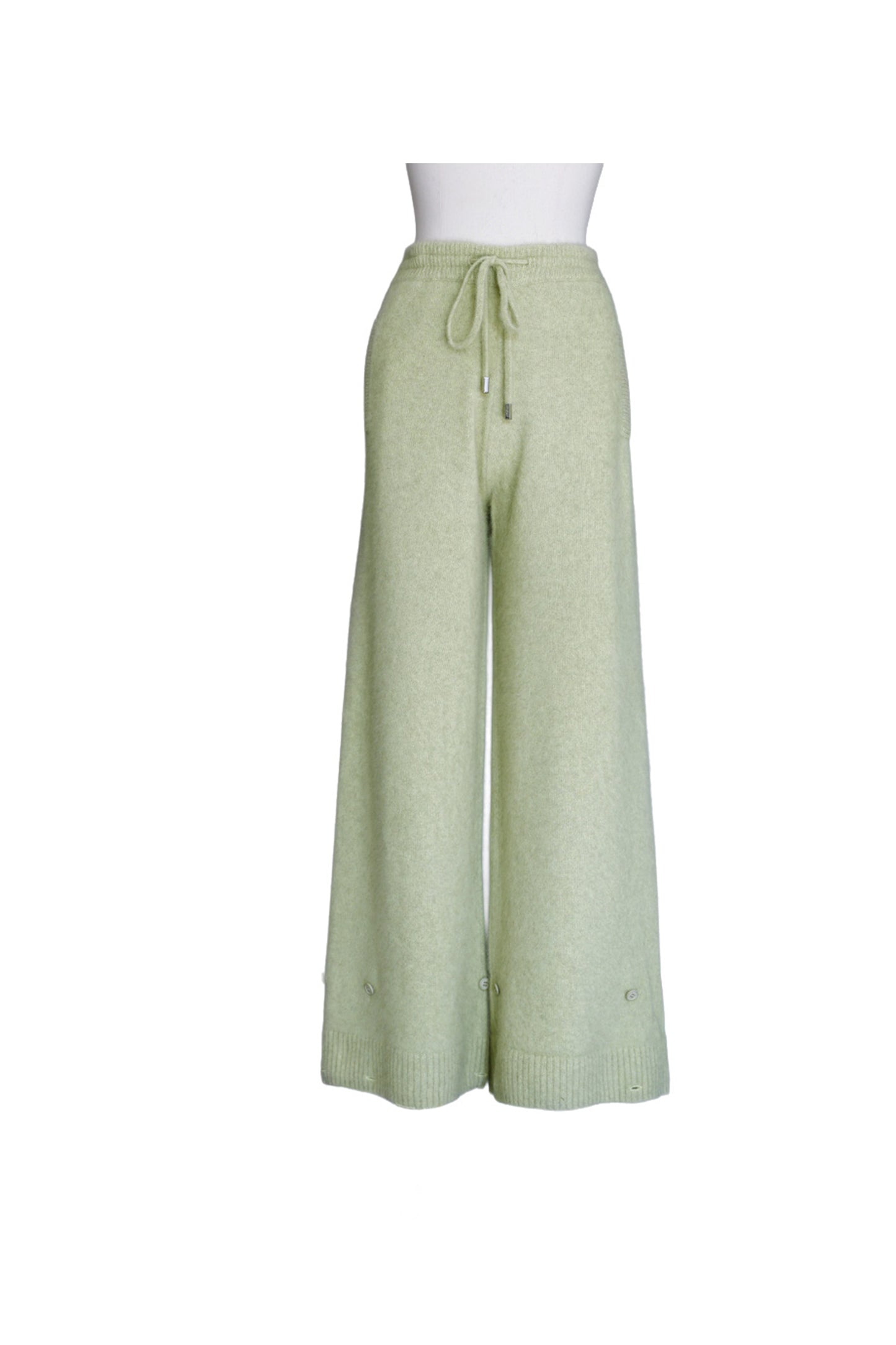 25AW Pantalon large en renard et raton laveur /CT25329