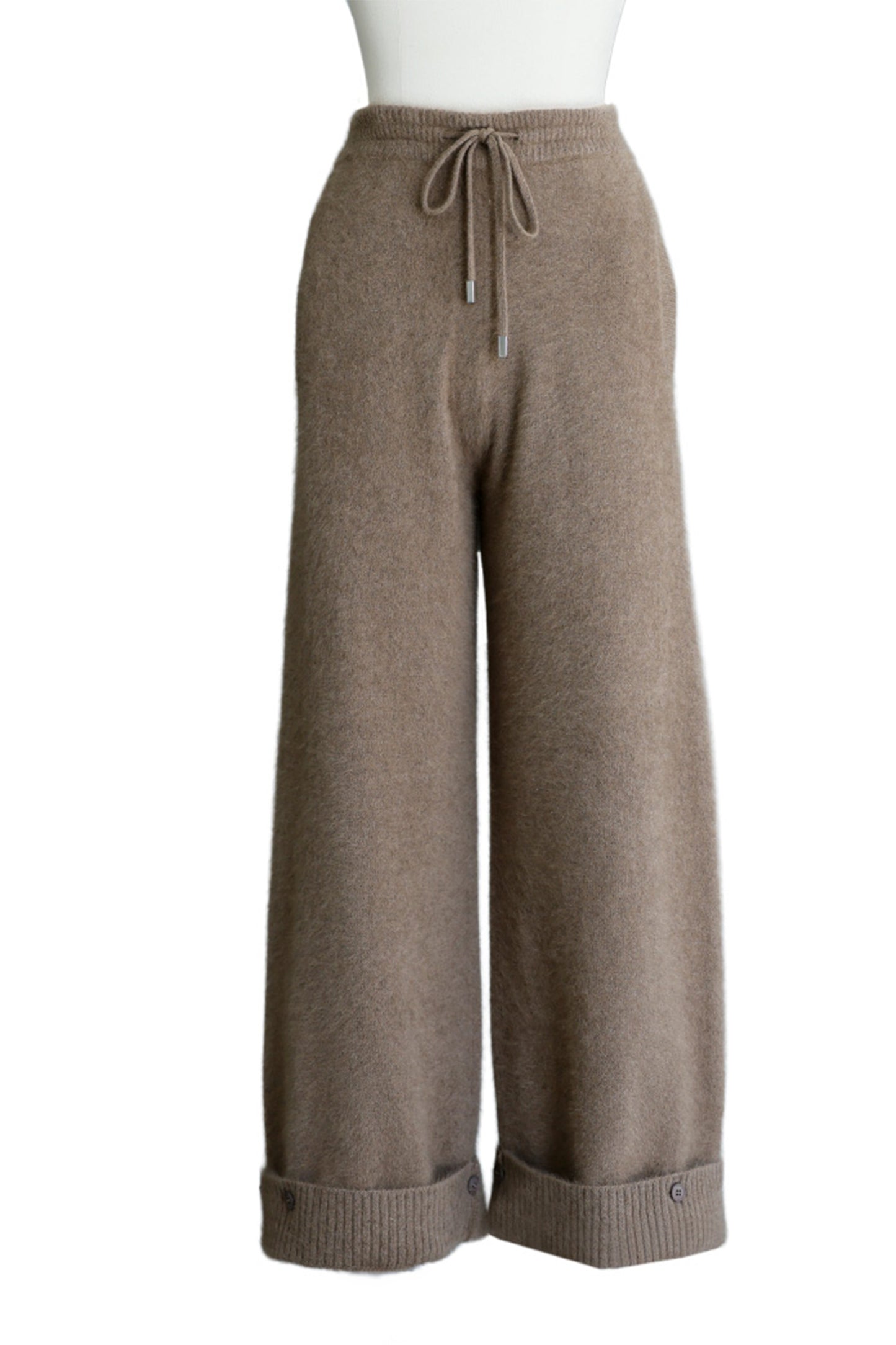 25AW Pantalon large en renard et raton laveur /CT25329