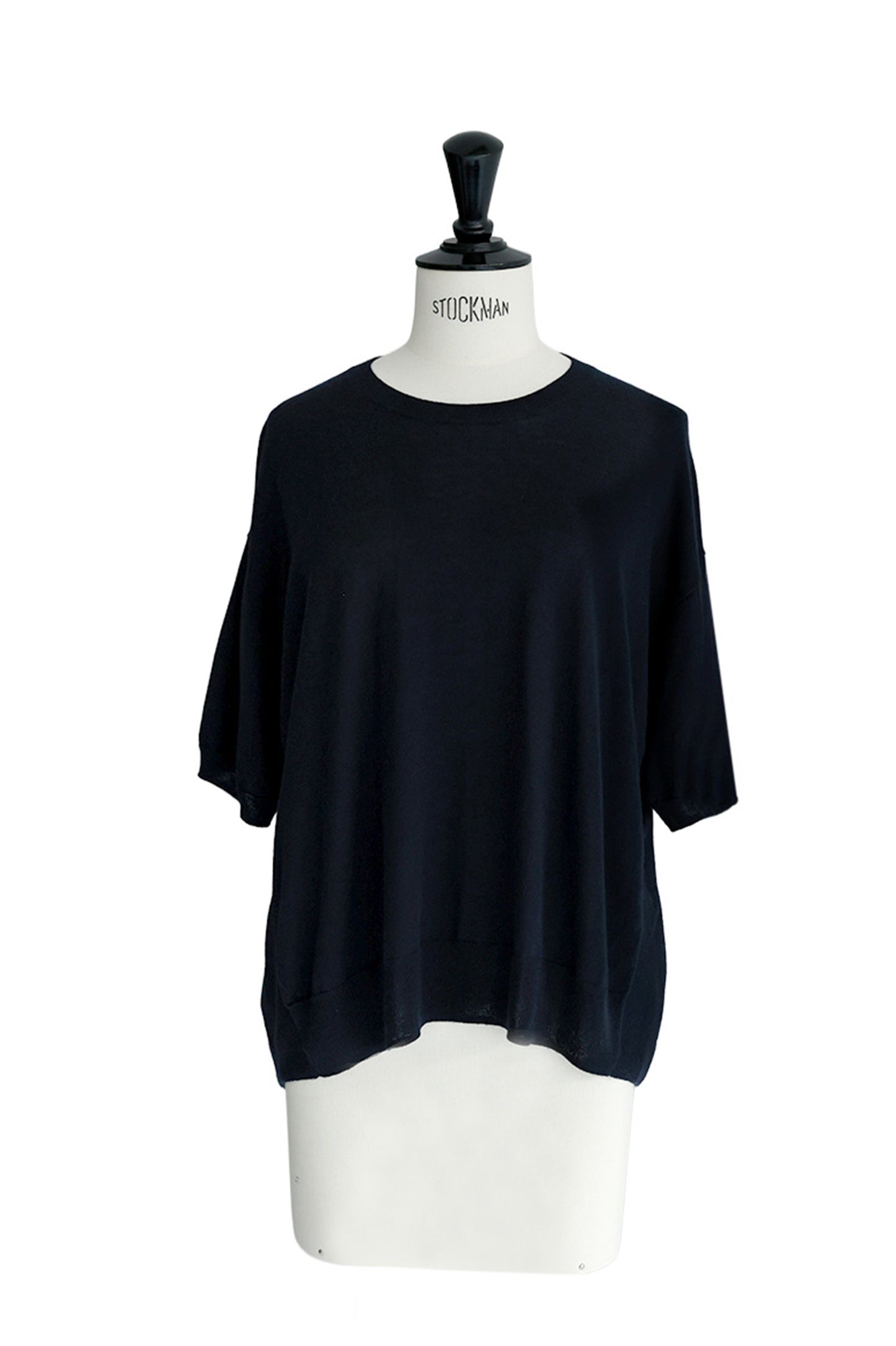 26capsule Pull à manches courtes en cachemire et soie /CT25331