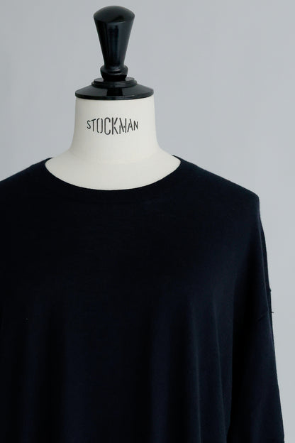 26capsule Pull à manches courtes en cachemire et soie /CT25331