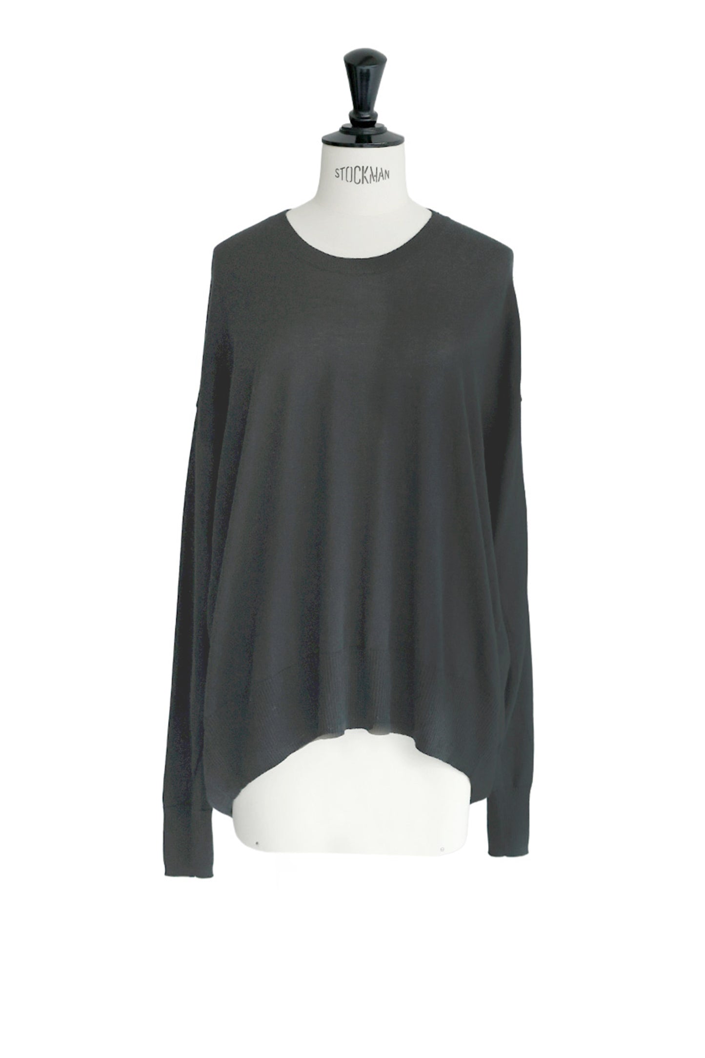 Pre-order/ 26capsule Silk cashmere oversized crew neck pullover /CT25332