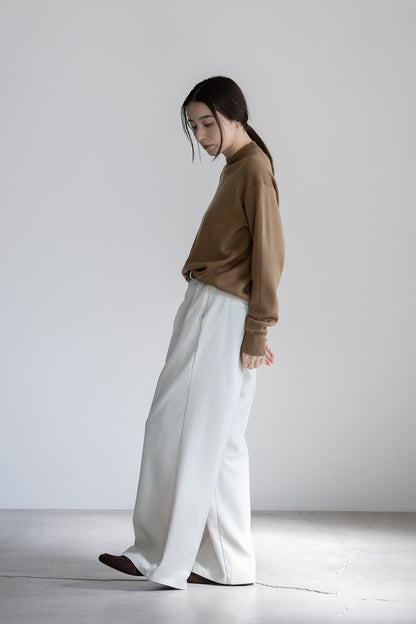 25AW Silk cashmere double face pullover /CT25392