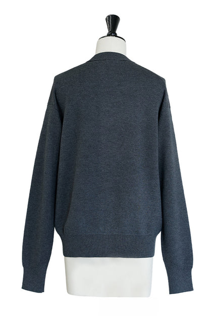 25AW Silk cashmere double face pullover /CT25392