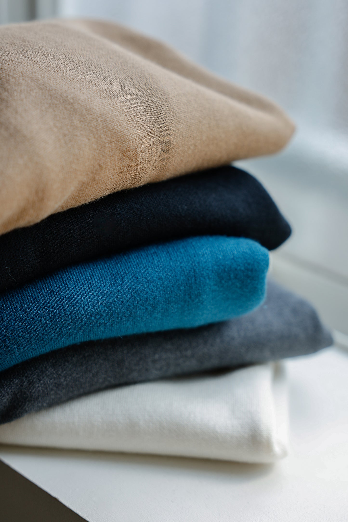 25AW Silk cashmere double face pullover /CT25392