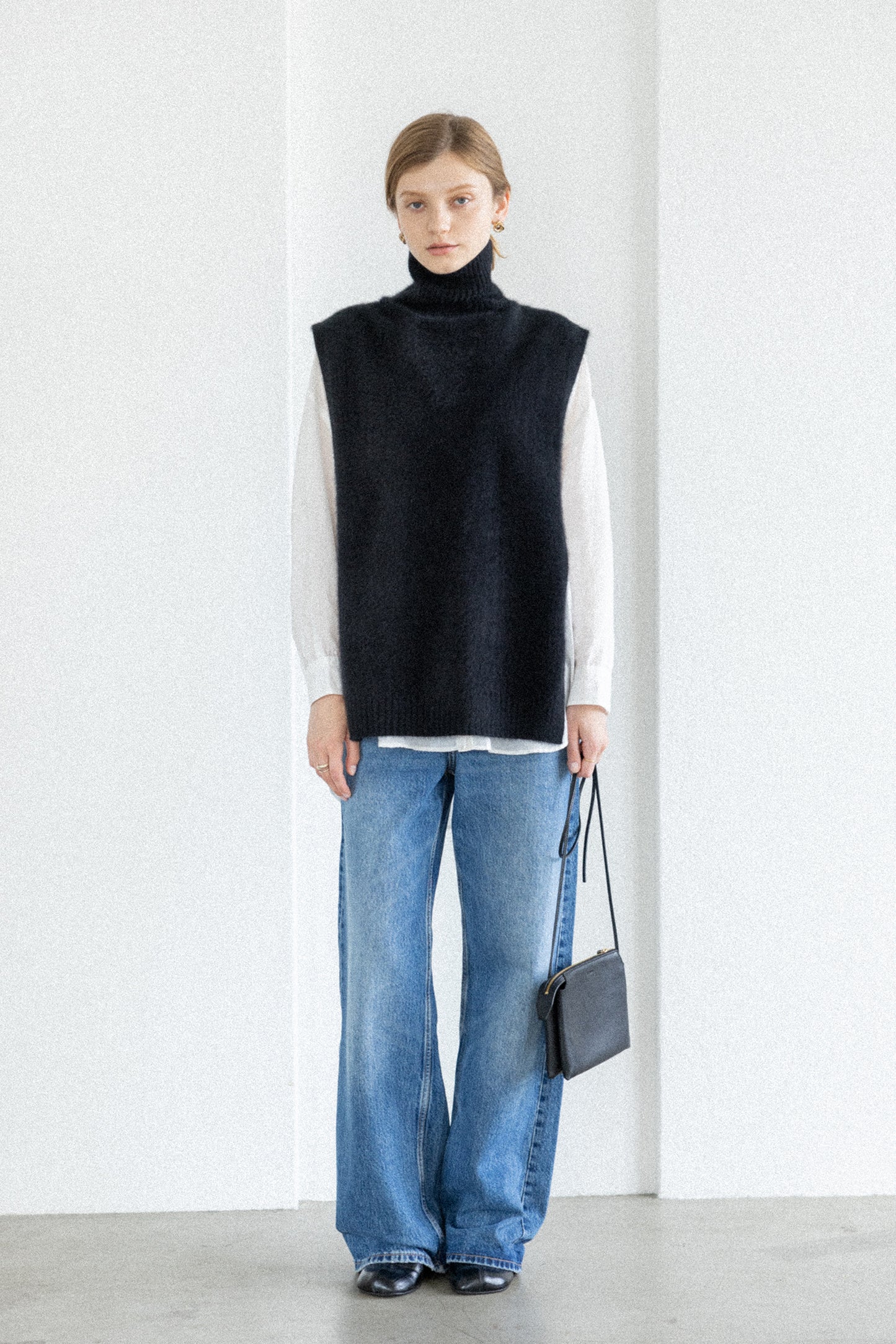 Pre-order/ 26capsule Fox csahmere turtle vest /CT26101