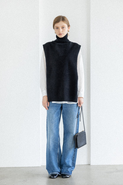 Pre-order/ 26capsule Fox csahmere turtle vest /CT26101