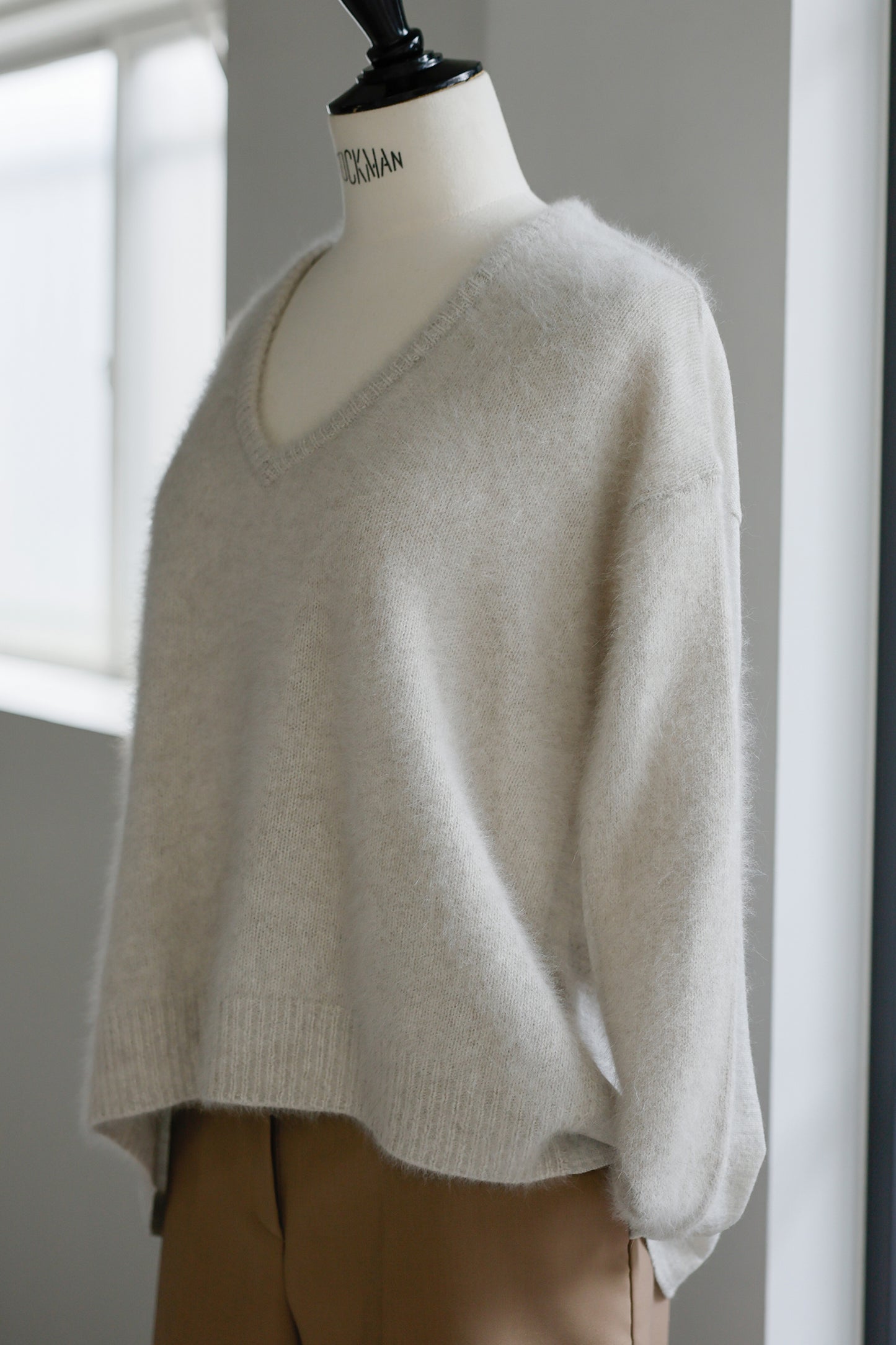 Pre-order/ 26capsule Fox cashmere combination pullover /CT26102