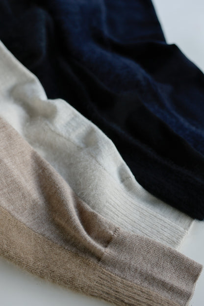 Pre-order/ 26capsule Fox cashmere combination pullover /CT26102