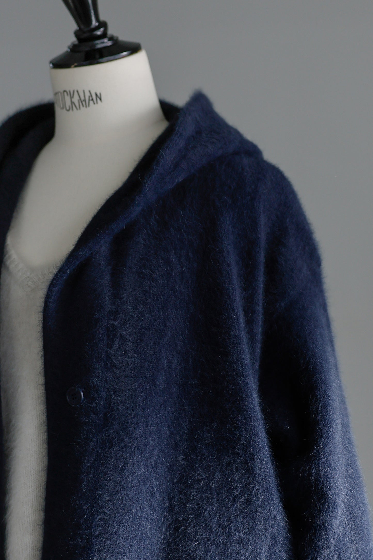 26capsule Fox cashmere hooded cardigan /CT26104