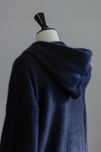 26capsule Fox cashmere hooded cardigan /CT26104