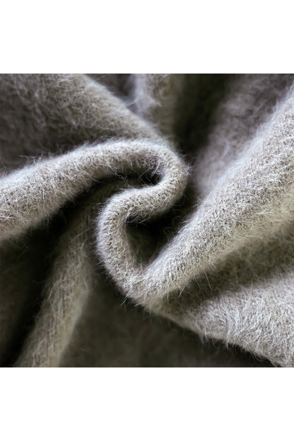 26capsule Fox cashmere hooded cardigan /CT26104