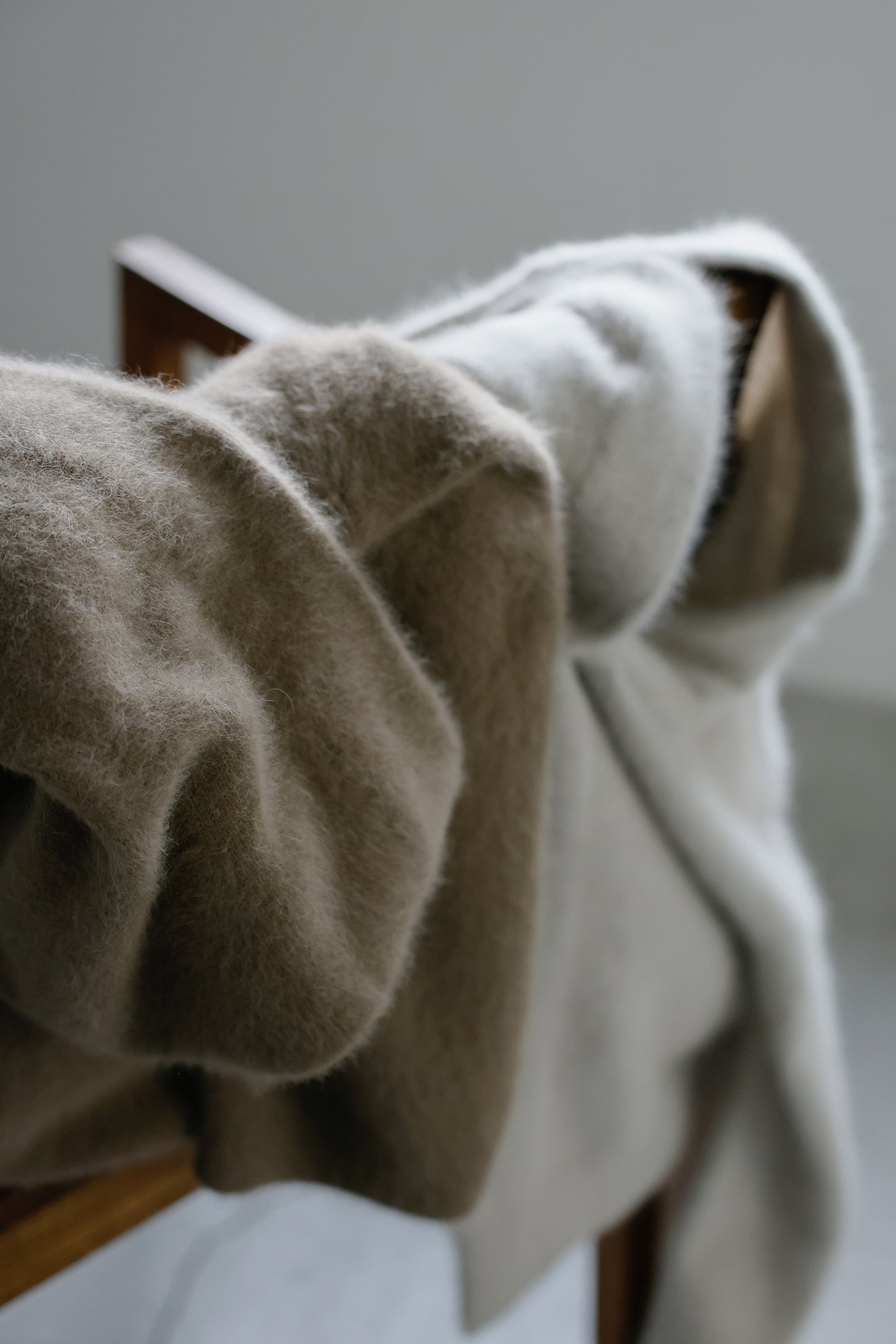 26capsule Fox cashmere hooded cardigan /CT26104