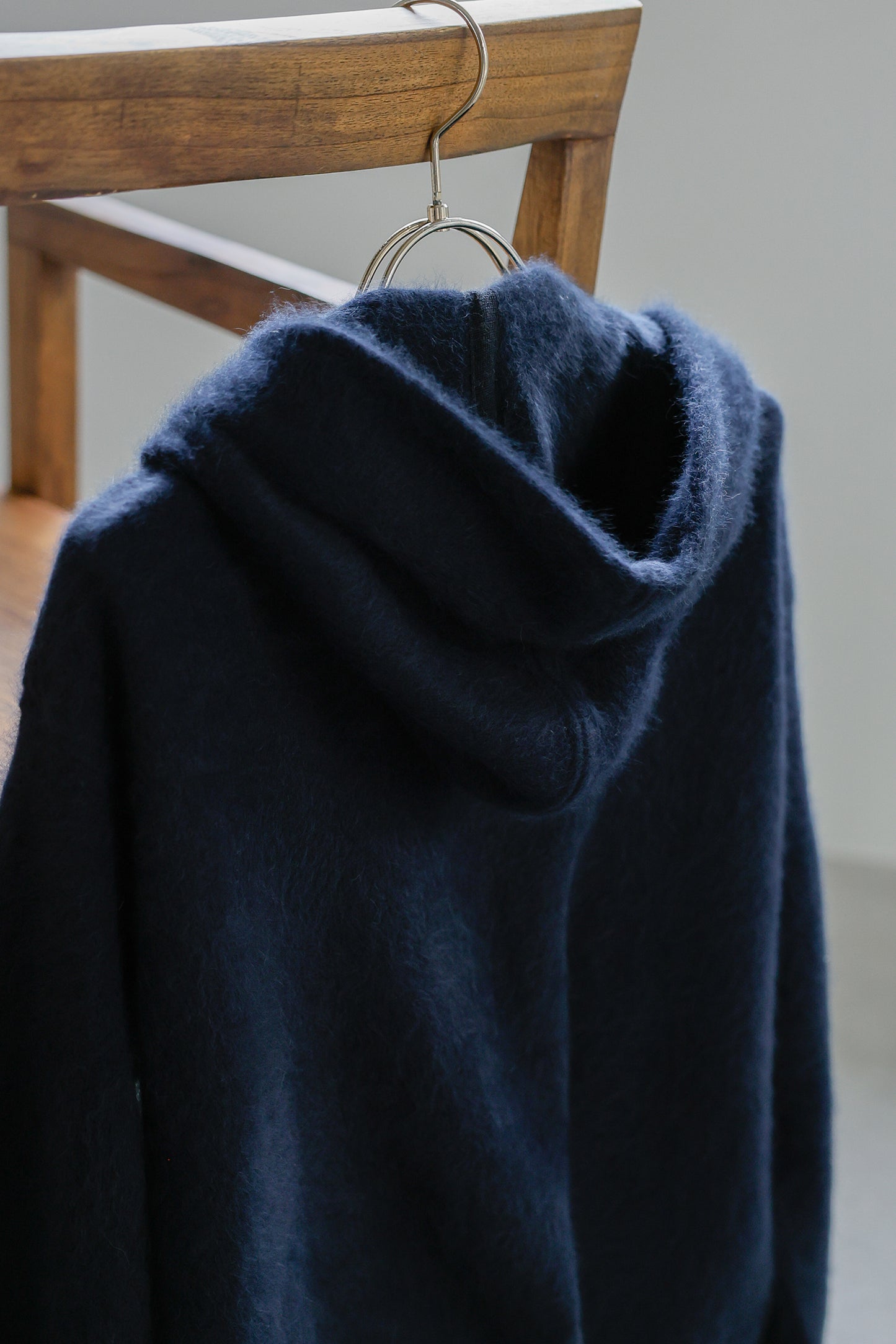 26capsule Fox cashmere hooded cardigan /CT26104