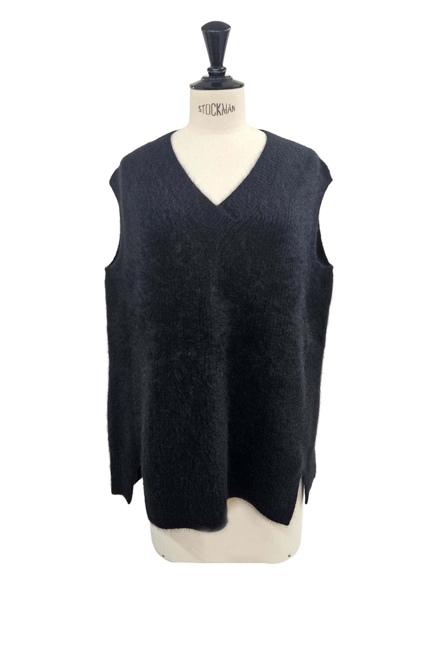 26capsule Raccoon fox back slit vest /CT26105