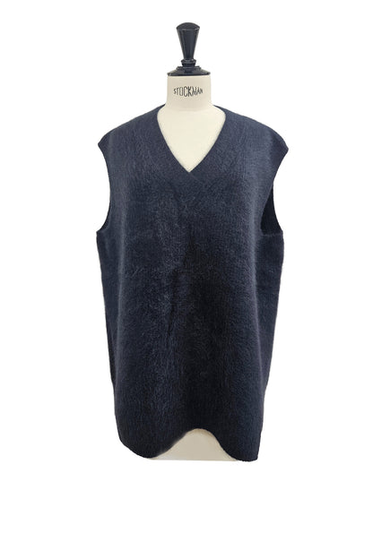 26capsule Raccoon fox back slit vest /CT26105