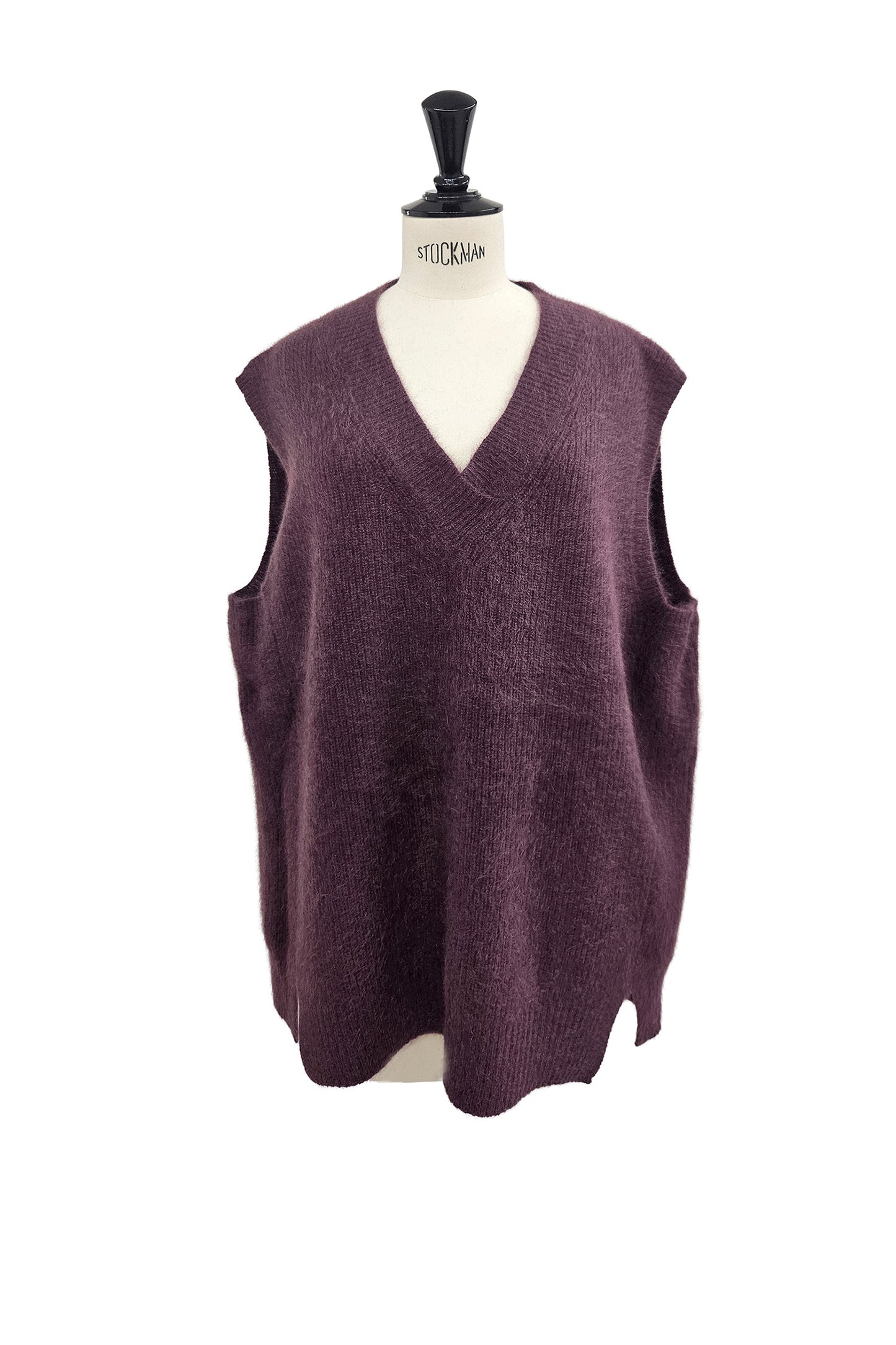 26capsule Raccoon fox back slit vest /CT26105