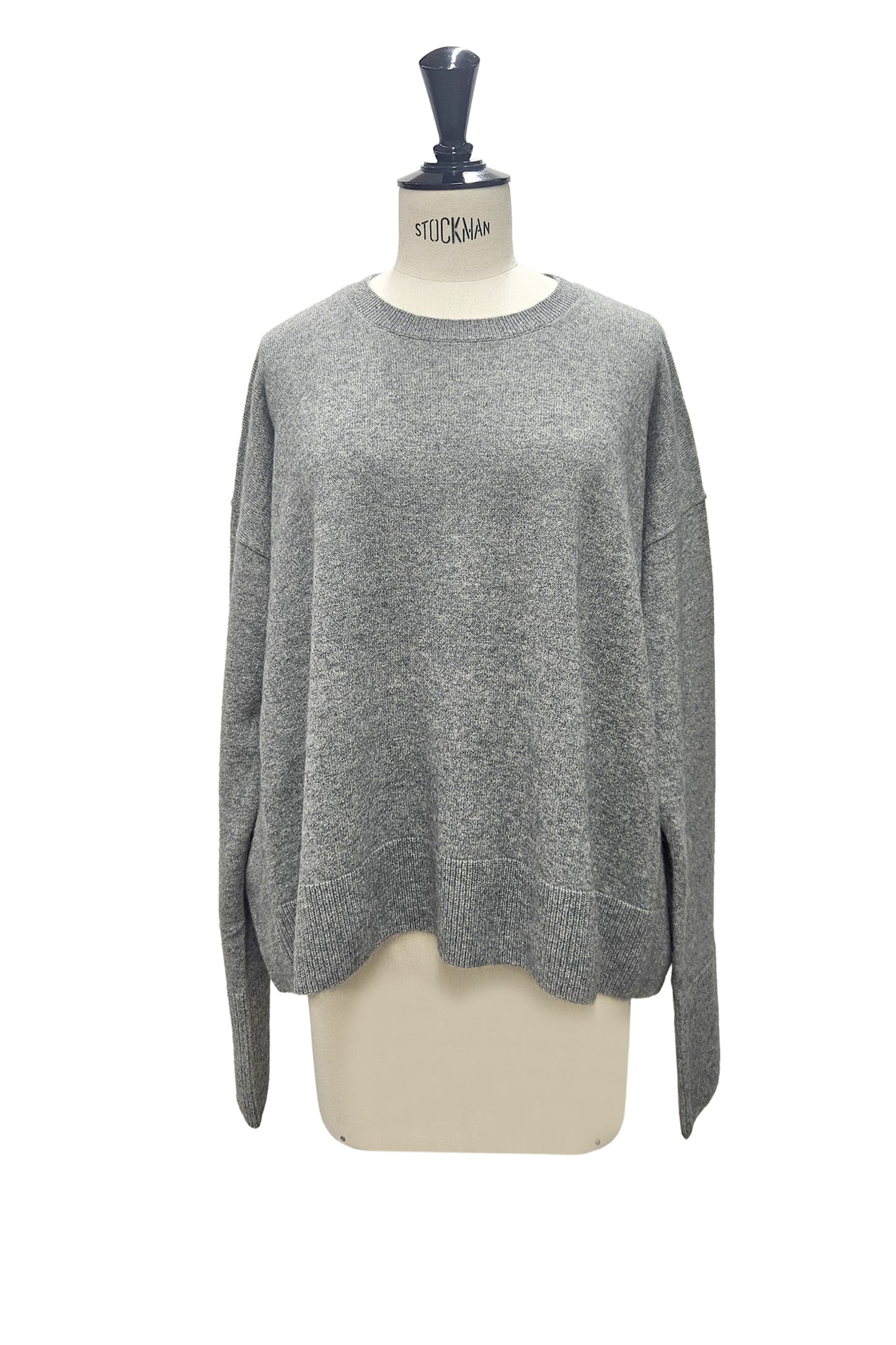 26capsule Cashmere raccoon crew neck pullover /CT26108