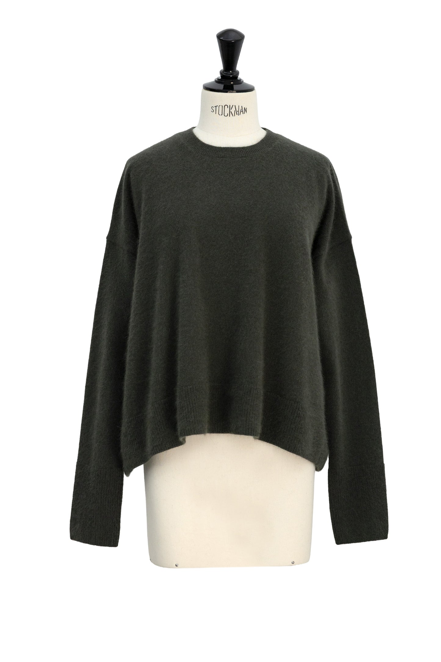 26capsule Cashmere raccoon crew neck pullover /CT26108