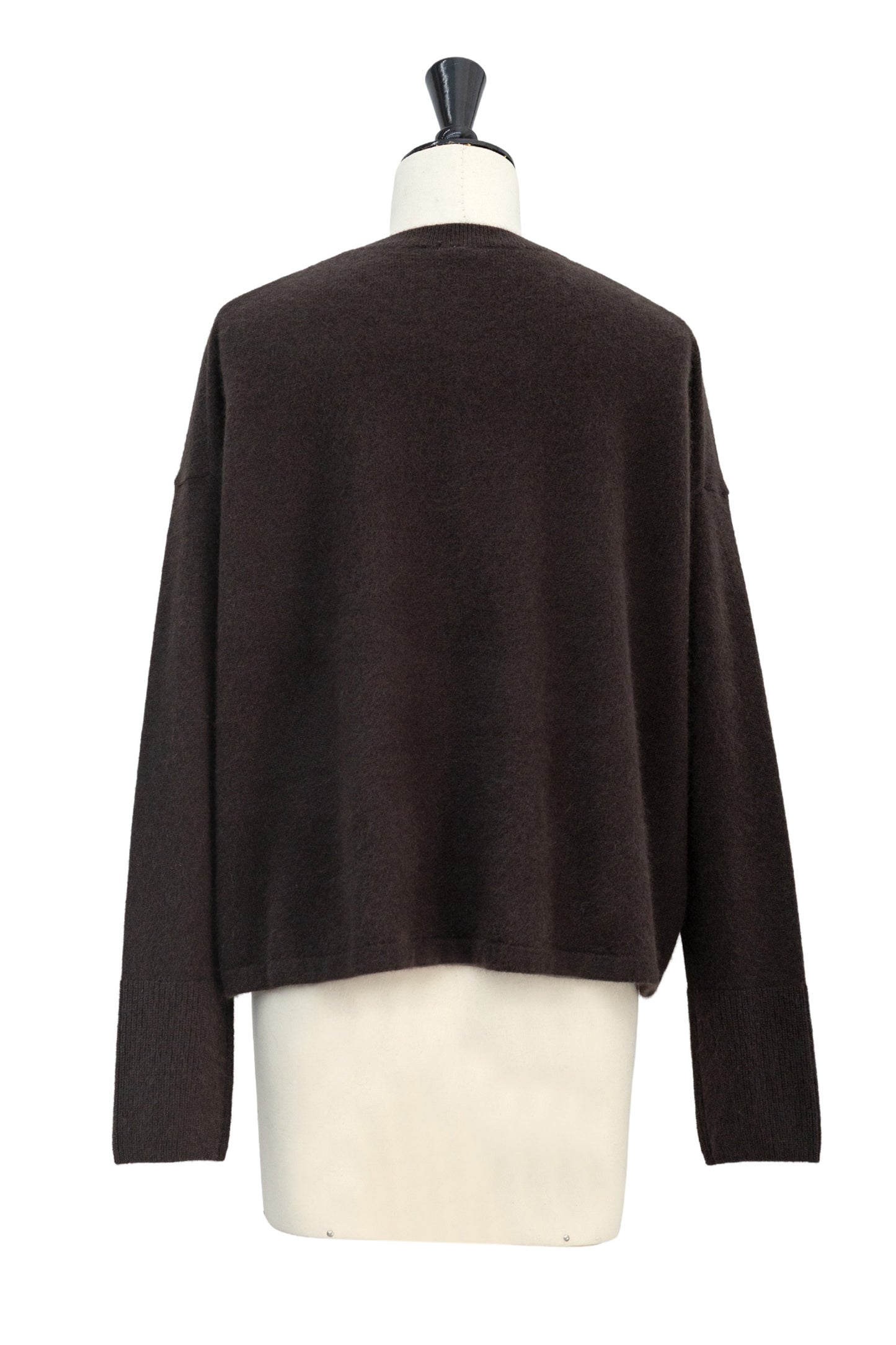 26capsule Cashmere raccoon crew neck pullover /CT26108