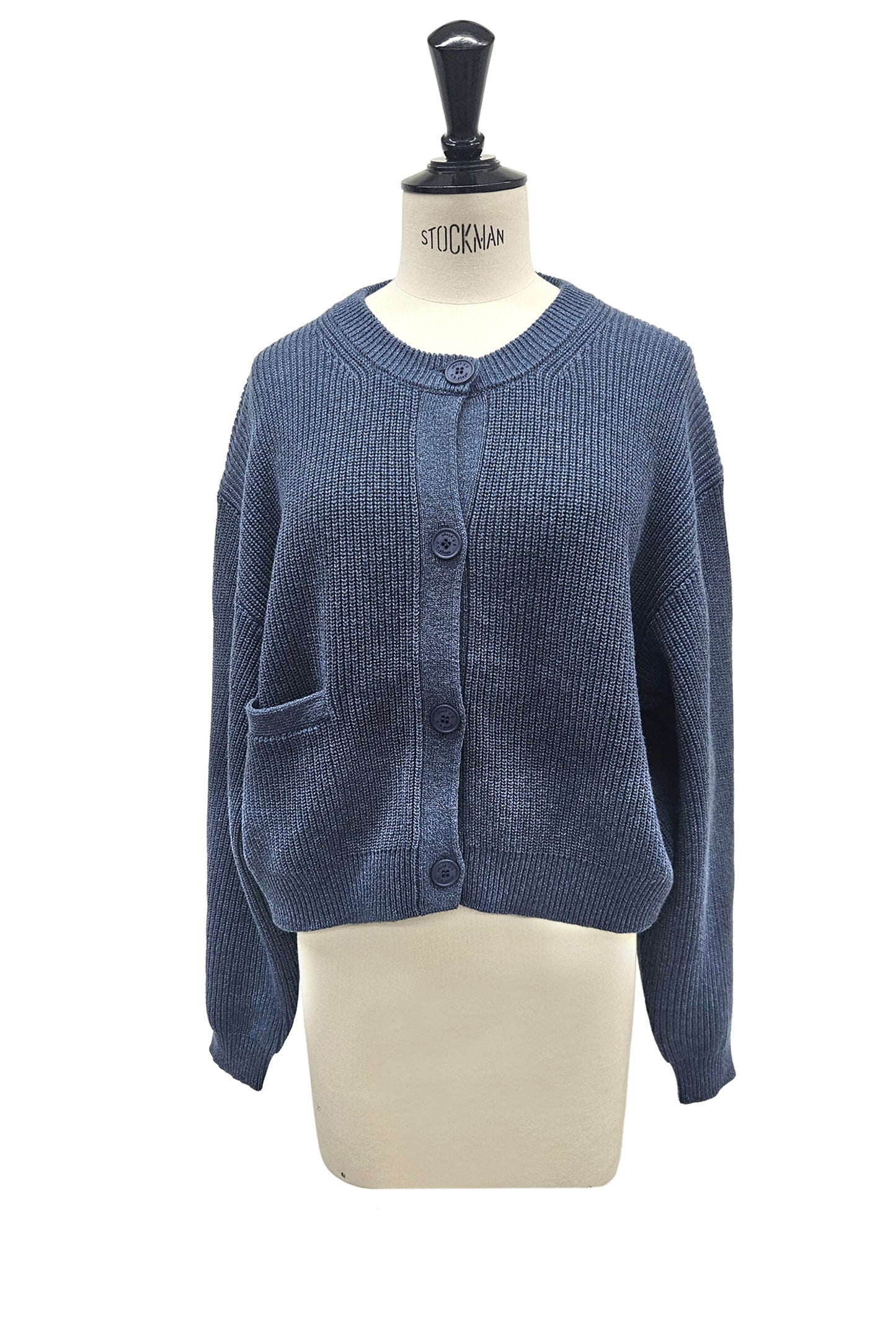 26SS Cotton cashmere ribbed cardigan /CT26112