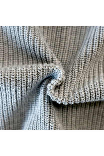 26SS Cotton cashmere ribbed cardigan /CT26112