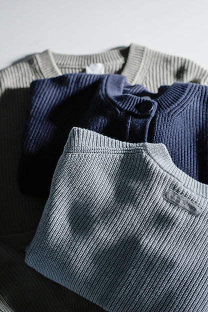 26SS Cotton cashmere ribbed cardigan /CT26112