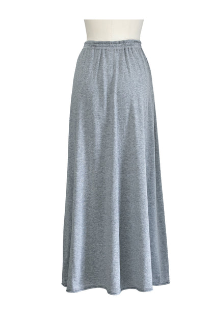 26SS Jupe froncée en coton et cachemire /CT26114