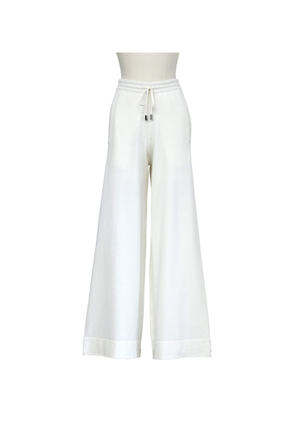 26SS Pantalon large en coton et cachemire /CT26115