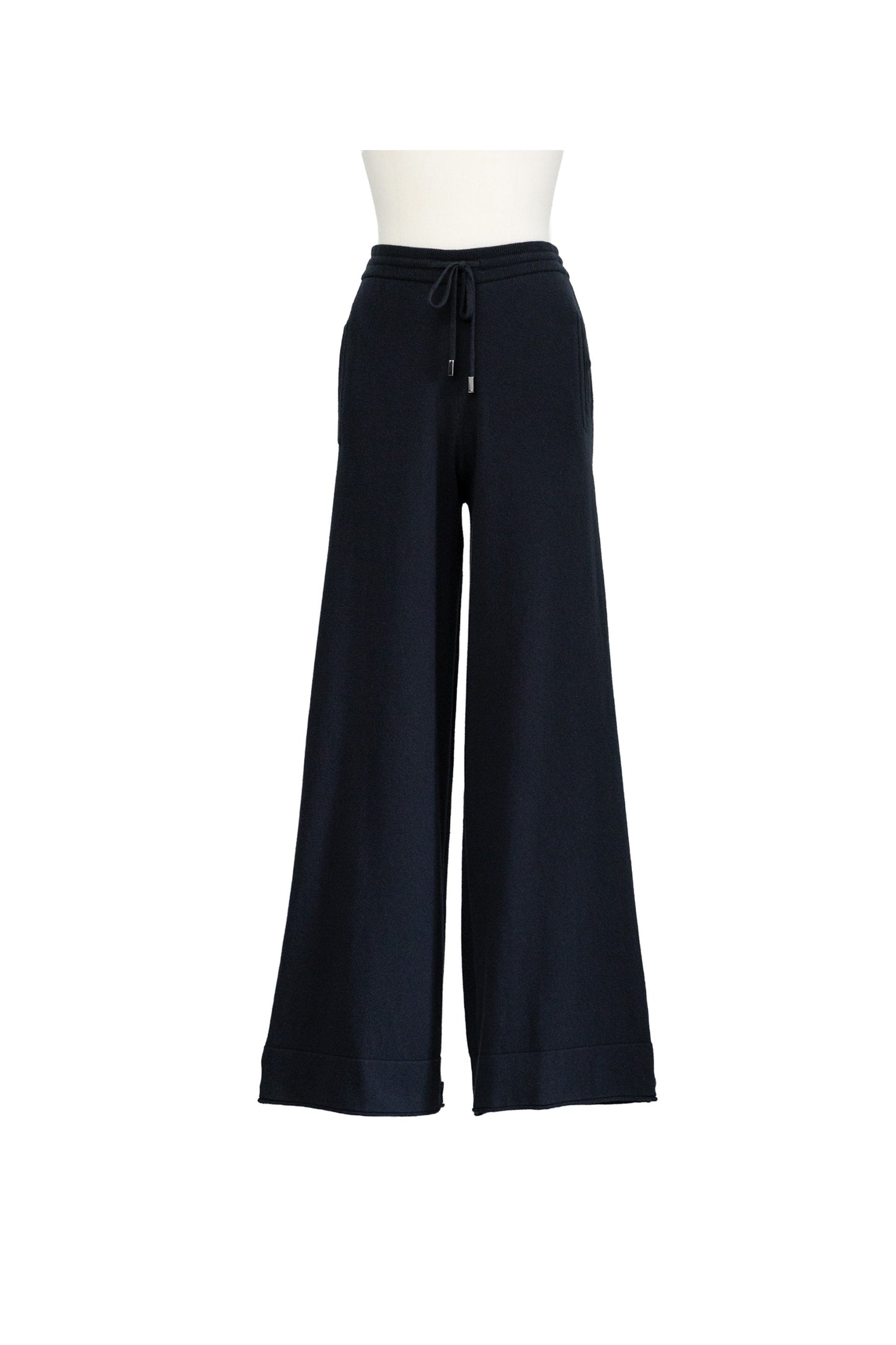 26SS Pantalon large en coton et cachemire /CT26115