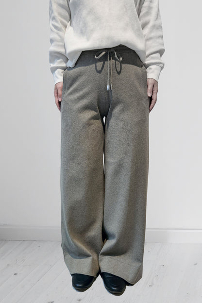 26SS Pantalon large en coton et cachemire /CT26115