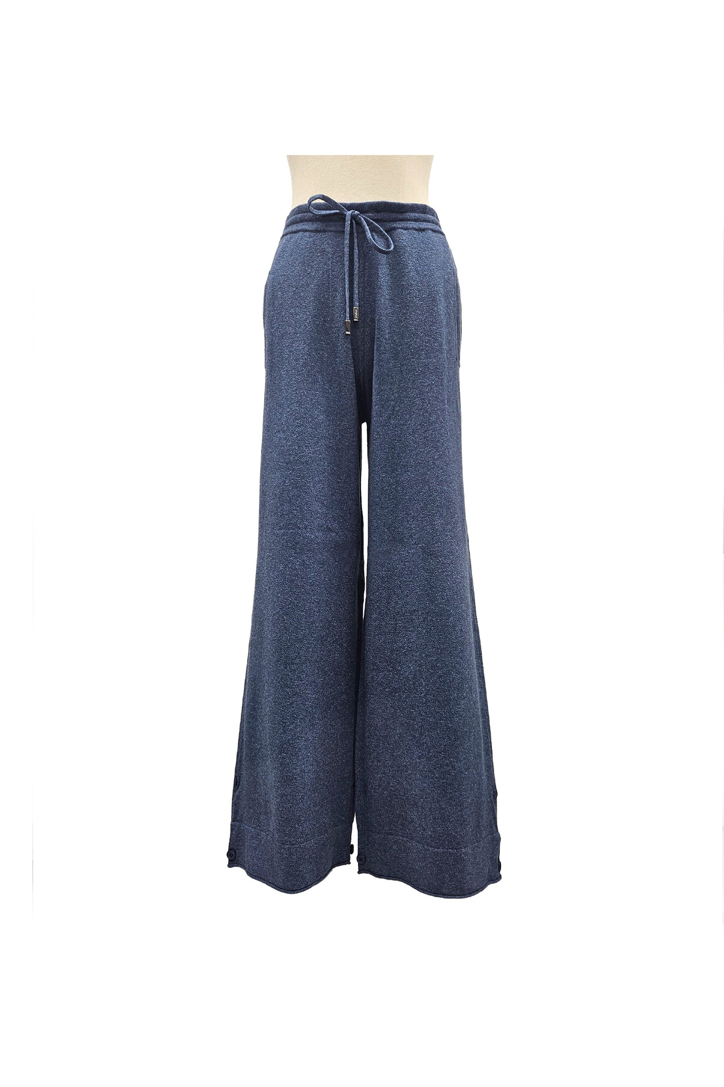 26SS Pantalon large en coton et cachemire /CT26115