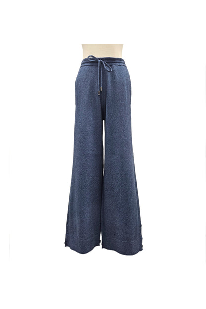 26SS Pantalon large en coton et cachemire /CT26115