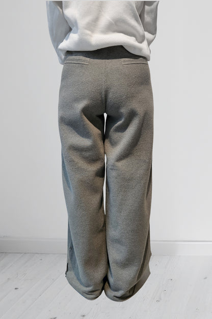 26SS Pantalon large en coton et cachemire /CT26115