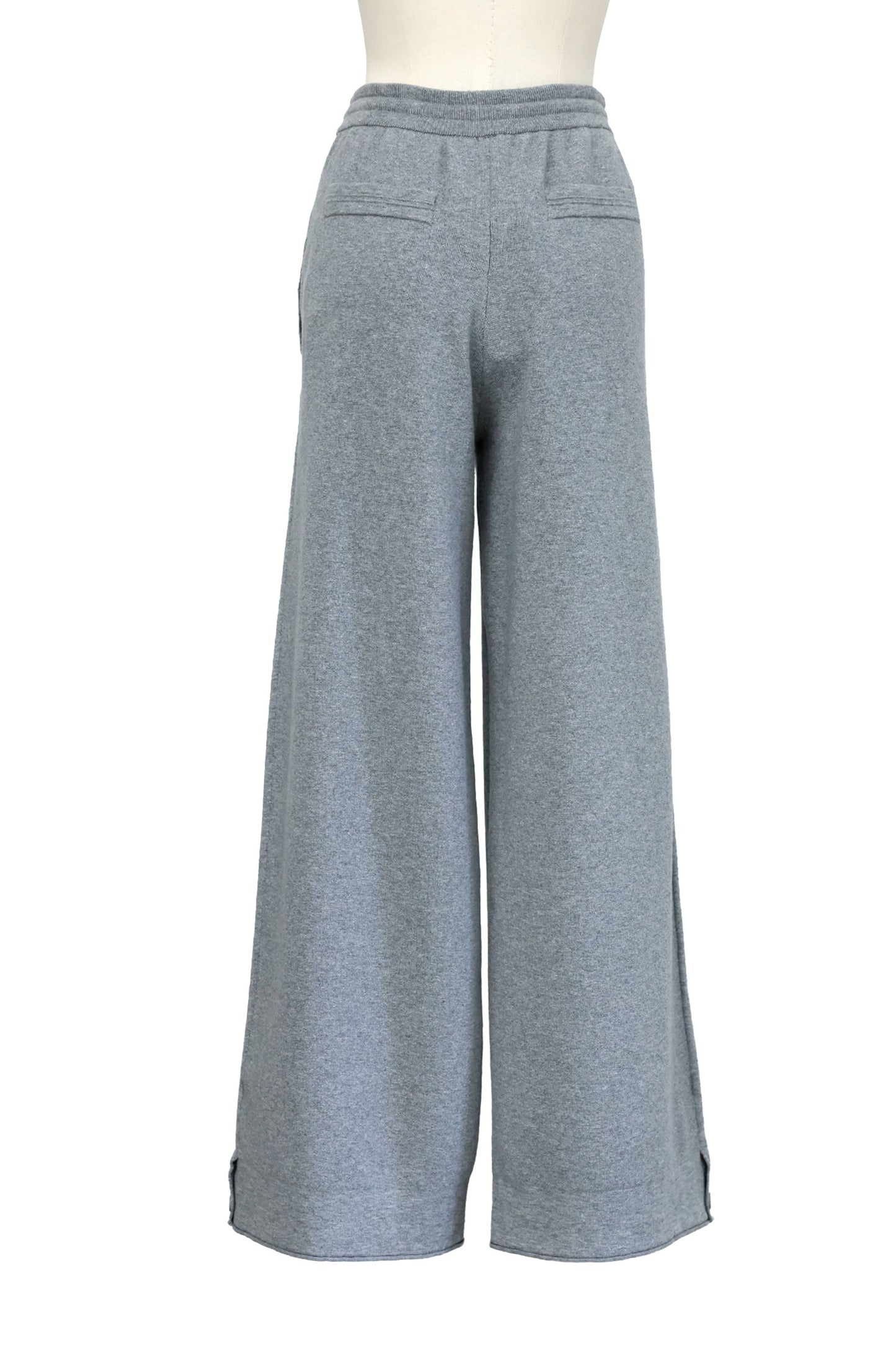 26SS Pantalon large en coton et cachemire /CT26115