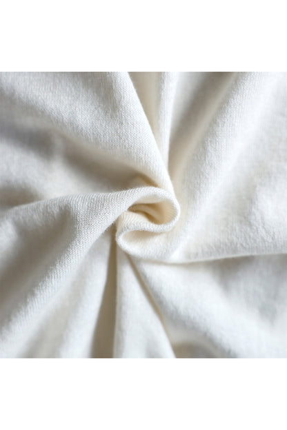 26SS Pull original à demi-manches en coton et soie /CT26117