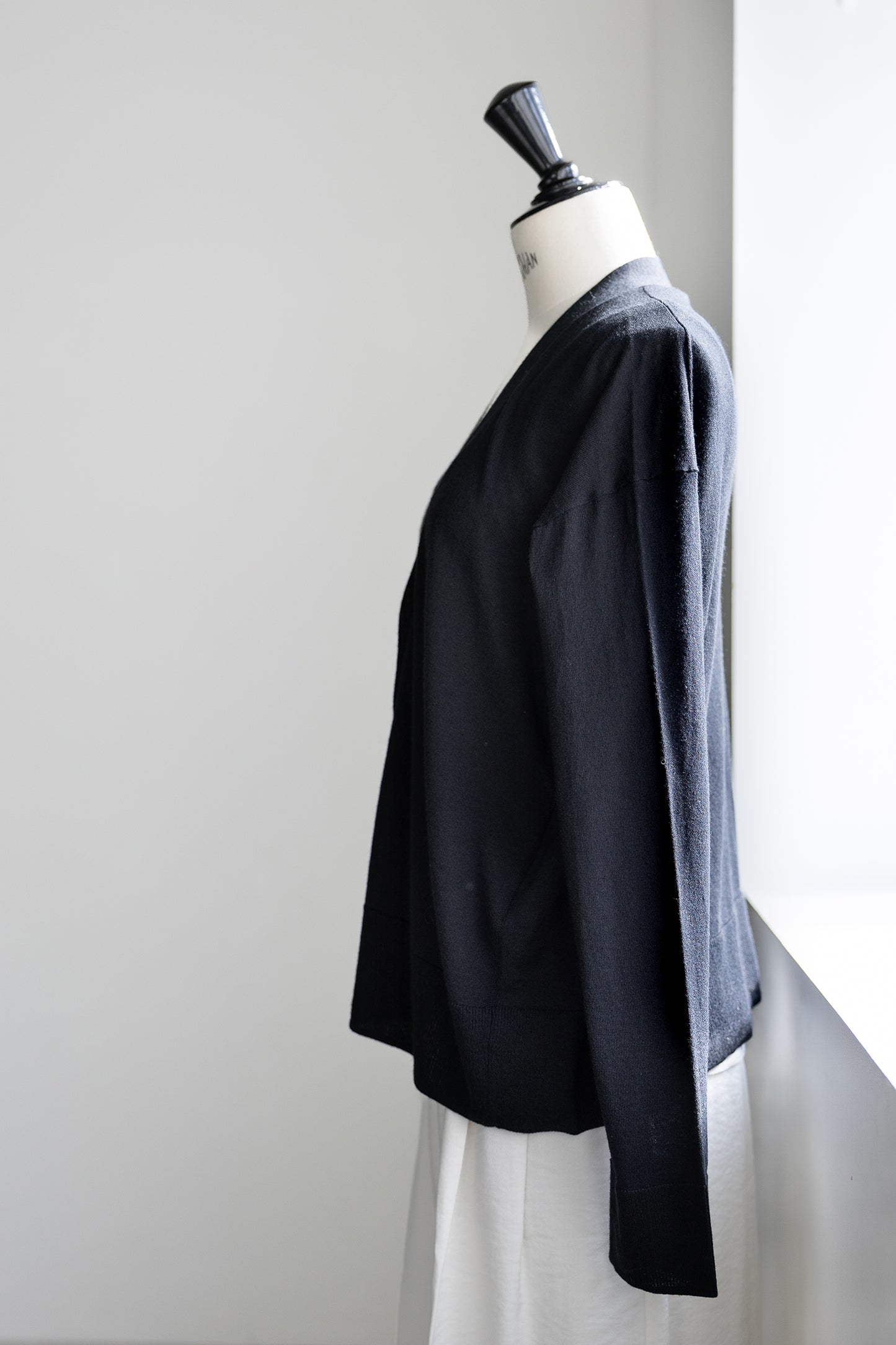 26SS Cardigan surdimensionné original en coton et soie /CT26119