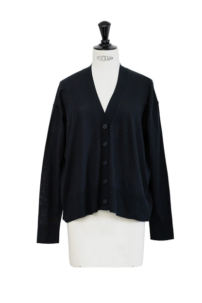 26SS Cardigan surdimensionné original en coton et soie /CT26119