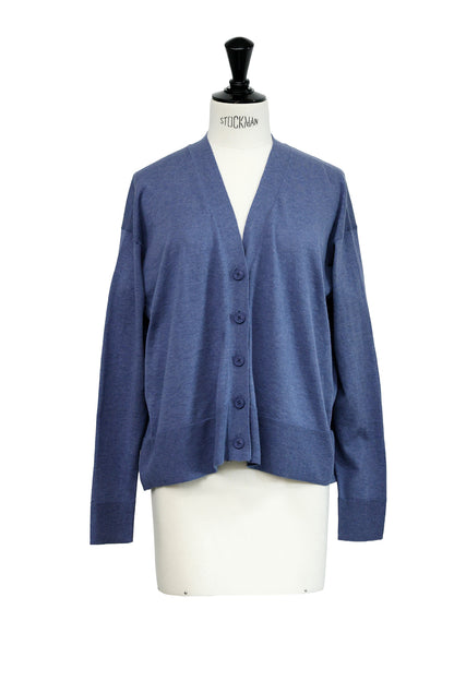 26SS Cardigan surdimensionné original en coton et soie /CT26119