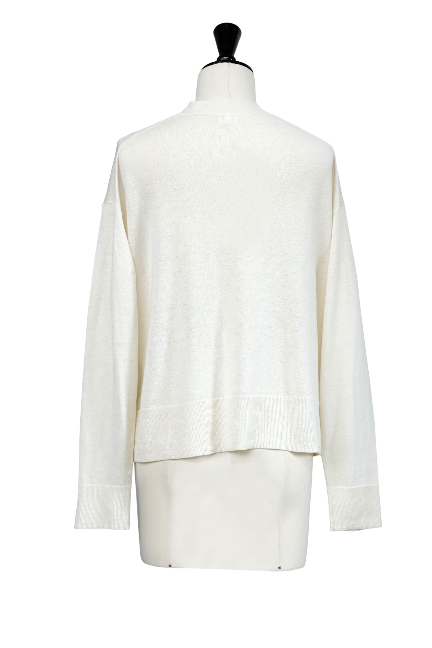 26SS Cardigan surdimensionné original en coton et soie /CT26119