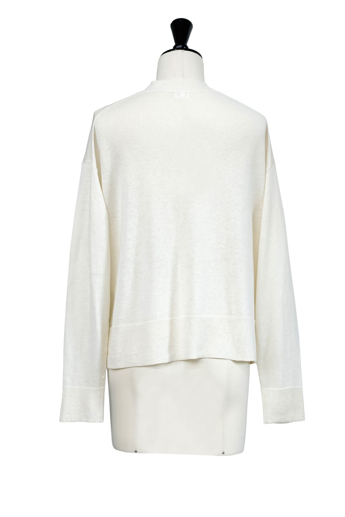 26SS Cardigan surdimensionné original en coton et soie /CT26119