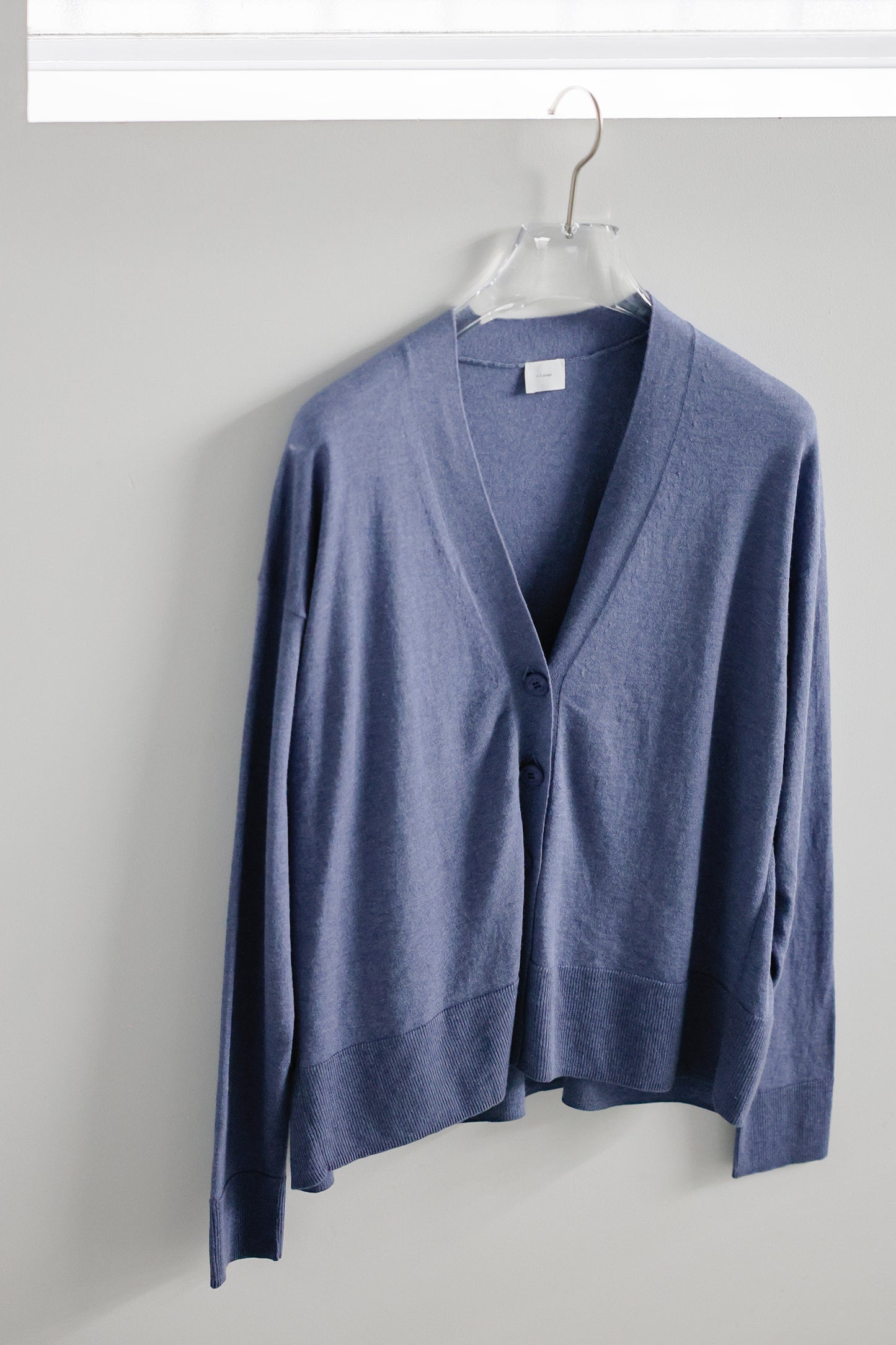 26SS Cardigan surdimensionné original en coton et soie /CT26119