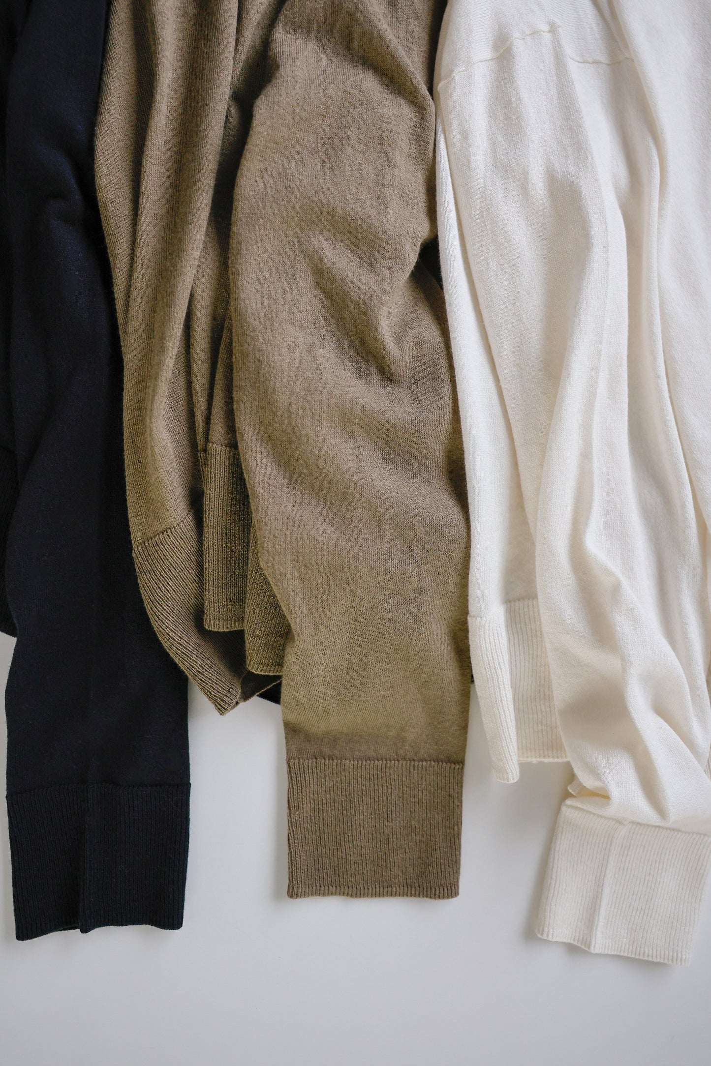 26SS Cardigan surdimensionné original en coton et soie /CT26119
